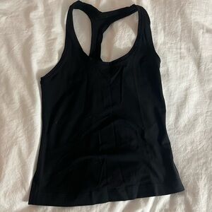 lululemon athletica Black Racerback Performance Tank